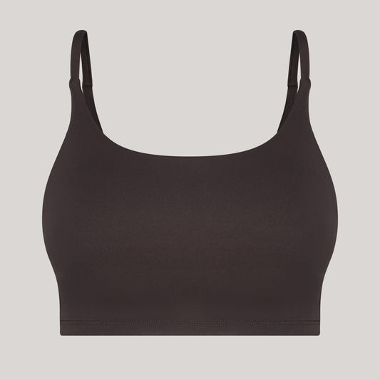 TPC Sports Bra in Coffee Bean